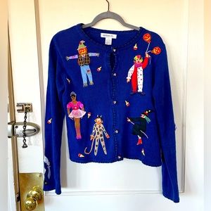 Vintage Halloween Cardigan